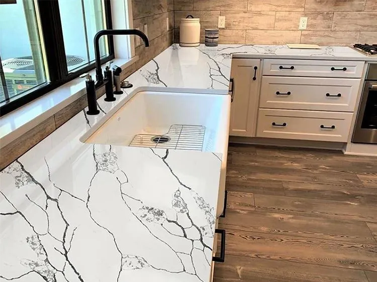 Calacatta Quartz Countertop 4